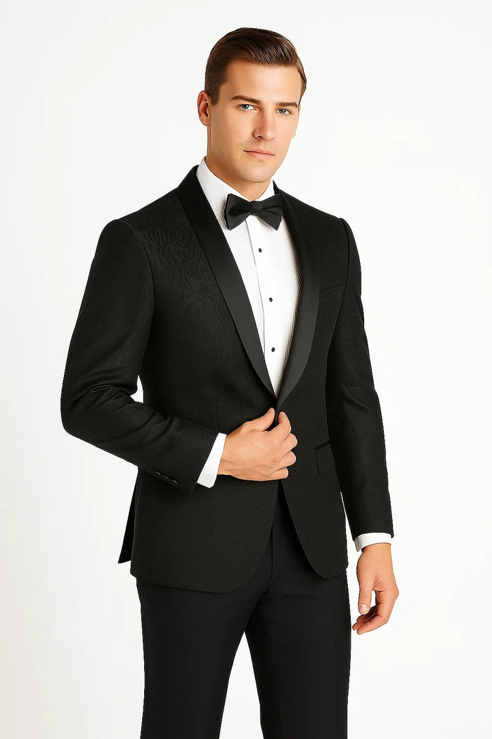 Men'S Black Velvet Paisley Suit Jacket Velour Men'S Blazer Jacket Sport Coat Dinner Jacket - Image 7