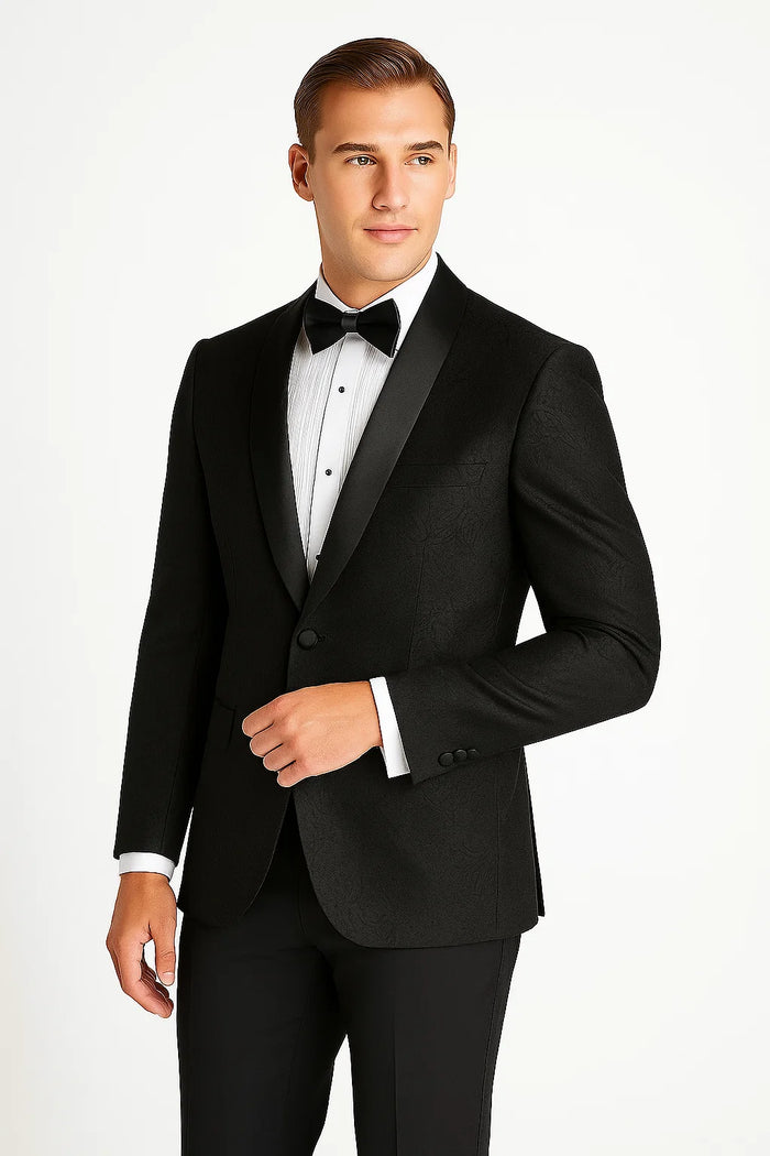 Men'S Black Velvet Paisley Suit Jacket Velour Men'S Blazer Jacket Sport Coat Dinner Jacket - Image 8