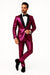 Mens Sequin Suit - Sparkly Suit - Pink Real Glitter Suit