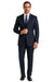 Men's Dark Navy Pinstripe Italian Design Suit
