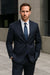 Men's Dark Navy Pinstripe Italian Design Suit