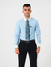Teal Colorful Men'S Dress Shirt