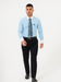 Teal Colorful Men'S Dress Shirt