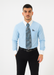 Teal Colorful Men'S Dress Shirt