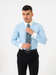 Teal Colorful Men'S Dress Shirt