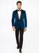 Teal Tuxedo - Velvet Dinner Jacket - Mens Velvet Blazer