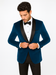 Teal Tuxedo - Velvet Dinner Jacket - Mens Velvet Blazer