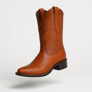 Men's Wild West Teju Lizard Skin 3X Toe Boots 29507 - Image 7