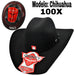 Texana 100X Horma Chihuahua Color Negro Quincy