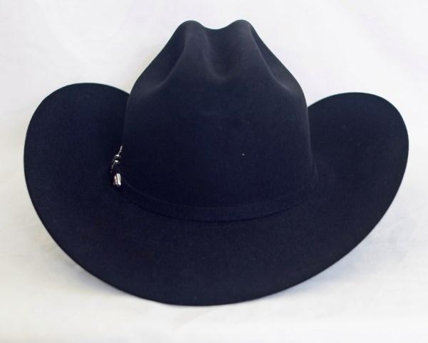Texana Jerarca Larry Mahan 10X de Pelo de Castor Negro