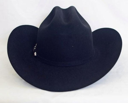 Texana Jerarca Larry Mahan 10X de Pelo de Castor Negro
