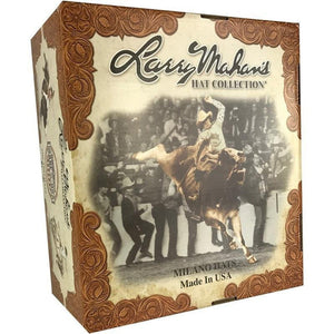 Texana Jerarca Larry Mahan 10X de Pelo de Castor Negro