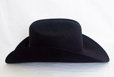 Texana Jerarca Larry Mahan 10X de Pelo de Castor Negro