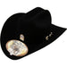 Texana Jerarca Larry Mahan 10X de Pelo de Castor Negro