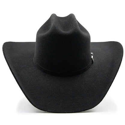 Texana Tombstone 50X de Pelo de Castor Estilo Roper Color Negro