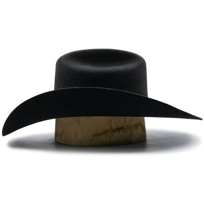 Texana Tombstone 50X de Pelo de Castor Estilo Roper Color Negro