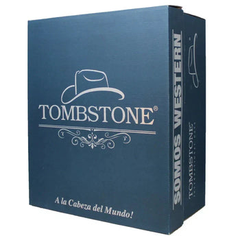 Texana Tombstone Estilo Sinaloa 20X con Plumas Color Negro