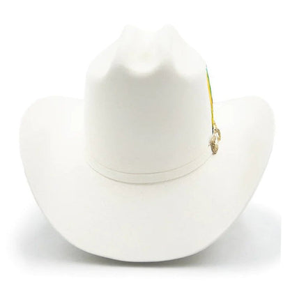 Texana Tombstone Estilo Dos Carnales 20X Color Blanco