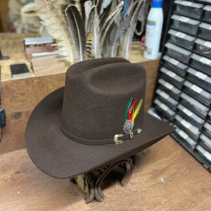 Texana Tombstone Los Dos Carnales 20X Copa Alta Color Chocolate