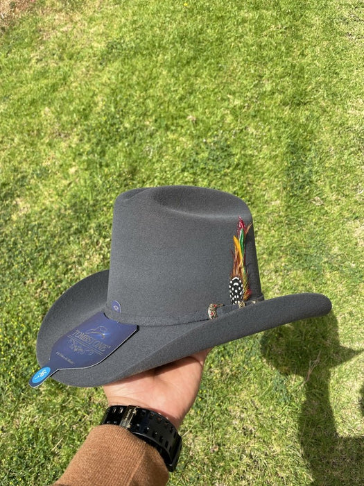 Texana Tombstone Los Dos Carnales 20X Copa Alta Color Gris Granito ...