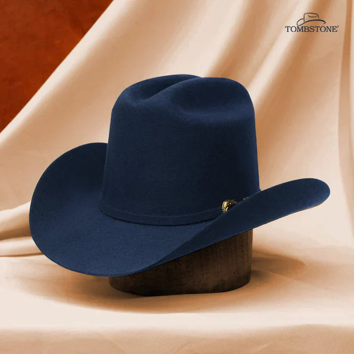 Texana Tombstone Los Dos Carnales 20X Copa Alta Color Navy