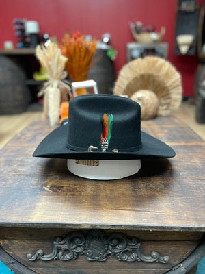 Texana Tombstone Marlboro 20X con Plumas Color Negro