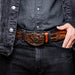 Marco Di Milano Texas Belt Aged Brown