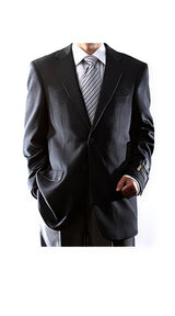 Moda Men's High Fashion Two Buttons  Designer Fashion Dress Casual Blazer On Sale Wool Cashmere Charcoal Sportcoat Blazer