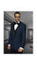 Men'S Bright Blue 1 Button Blazer Sport Coat Suit