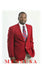 Travel Brass Buttons Cloth Men'S RED 2 Button Sport Coats / Cheap Priced Blazer Jacket For Men Excellent Quality