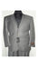 Big And Tall Size 56 To 72 2-Button Suit Textured Patterned Sport Coat Fabric Silvery Gray