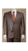 Big And Tall Size 56 To 72 2-Button Suit Textured Patterned Sport Coat Fabric - Taupe