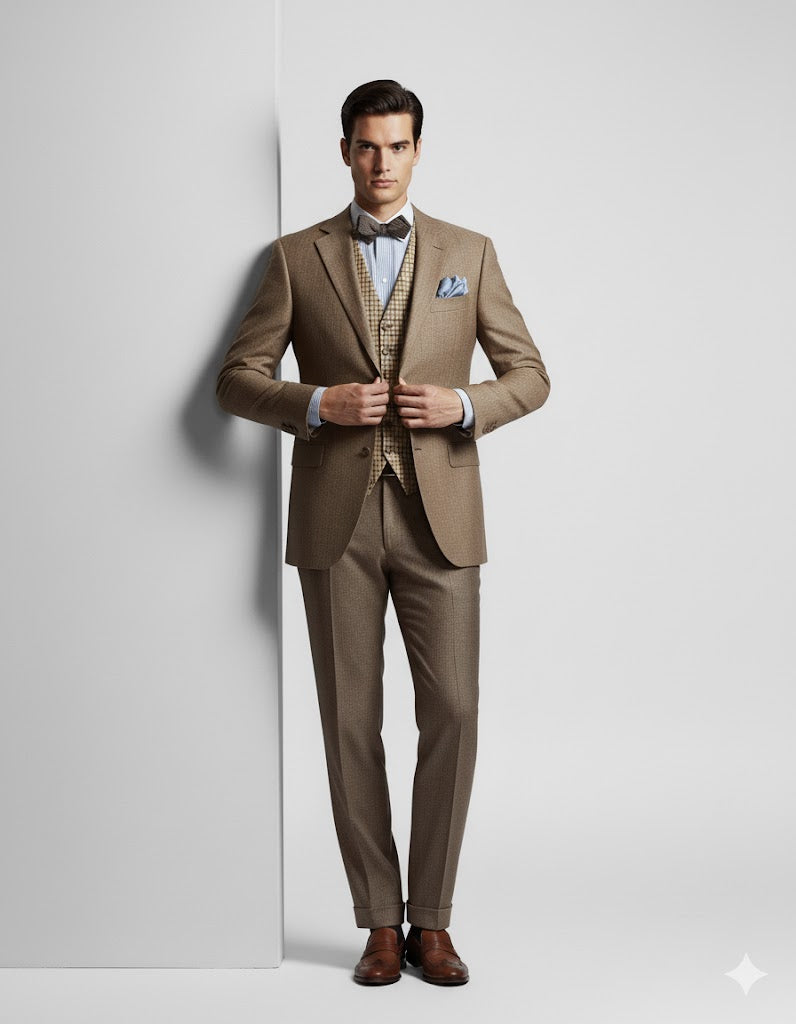 The Great Gatsby Leonardo Dicaprio Suit - Mens Great Gatsby Costumes Modern Fit