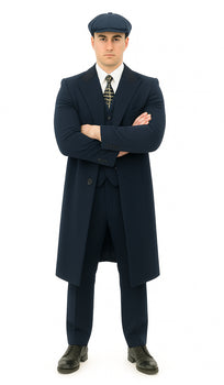 Thomas Shelby Costume Jacket + Pants + Vest + Overcoat + Hat