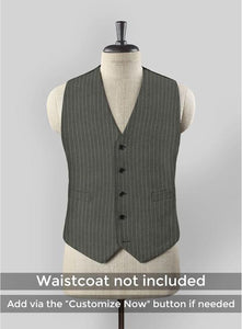 Brand New Quality 1920's English Style Peaky Blinders Style Vested Peaky Blinder Suit - Peaky Blinders Outfit + Overcoat + Hat (Peaky Blinder Custome)