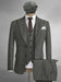 Brand New Quality 1920's English Style Peaky Blinders Style Vested Peaky Blinder Suit - Peaky Blinders Outfit + Overcoat + Hat (Peaky Blinder Custome)