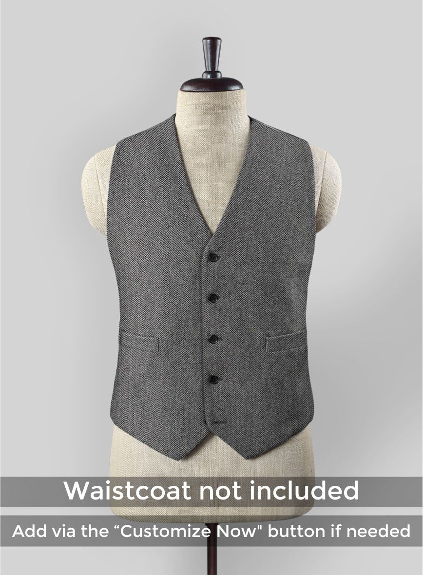 Men's Black Full-length Sleeves Buttoned Closure Peaky Blinders Suit - Peaky Blinders Outfit + Overcoat + Hat (Peaky Blinder Custome) - Image 67