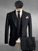 Brand New Quality 1920's English Style Peaky Blinders Style Vested Peaky Blinder Suit - Peaky Blinders Outfit + Overcoat + Hat (Peaky Blinder Custome)