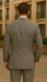 Three Button Suit - Classic Fit Pleated Pants - Mens Three Button Classic Fit Light Grey Vested Suit