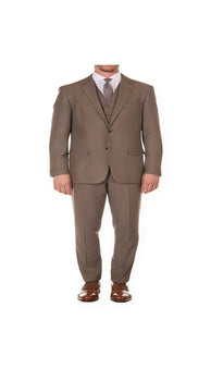 Brown Peak Blinder Custom Vested Suit