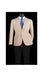 Beige Plaid Blazer - Mens Beige Windowpane Sportcoat