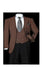 Brown Plaid Blazer - Mens Brown Windowpane Sportcoat