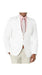 Mens Linen Blazer - Brilliant White Sport Coat