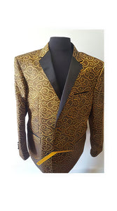 Men Khaki One Chest Pocket Dinner Jacket Tuxedo