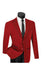 Mens Prom Party Jacket Red Slim Fit