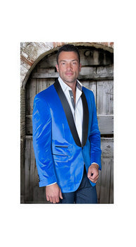 Velvet Blazer - Mens Velvet Jacket Sport Coat Jacket Men's Royal Shawl Collar