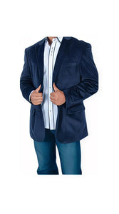 Navy Blue Designer Casual Cheap Priced Fashion Blazer Dress Jacket Velvet Unique Dress For Men Sale for Men