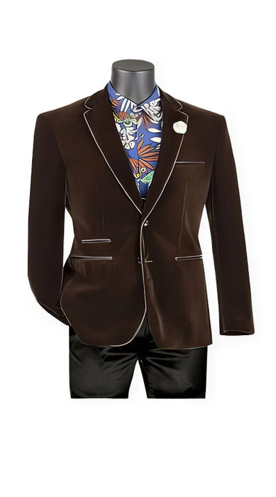 Velvet Blazer - Mens Velvet Jacket Mens Brown Dancing Jacket Formal Or Casual Soft Cotton