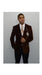 Men'S Spice Brown Casual Spice Brown Velvet Blazer Dancing Jacket