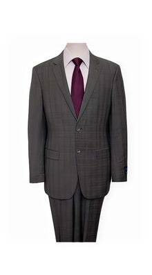 Mens Houndstooth Pattern Texture Blazer Windowpane Plaid Checkered Jacket Gray Suit - Black And White Checkered Suit